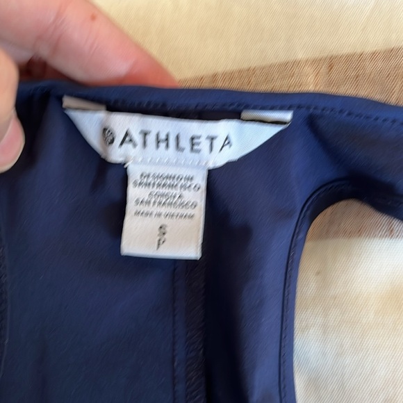 Althleta PRESIDIO TRAVELER MAXI DRESS Navy Blue size small athleisure casual - Picture 6 of 11